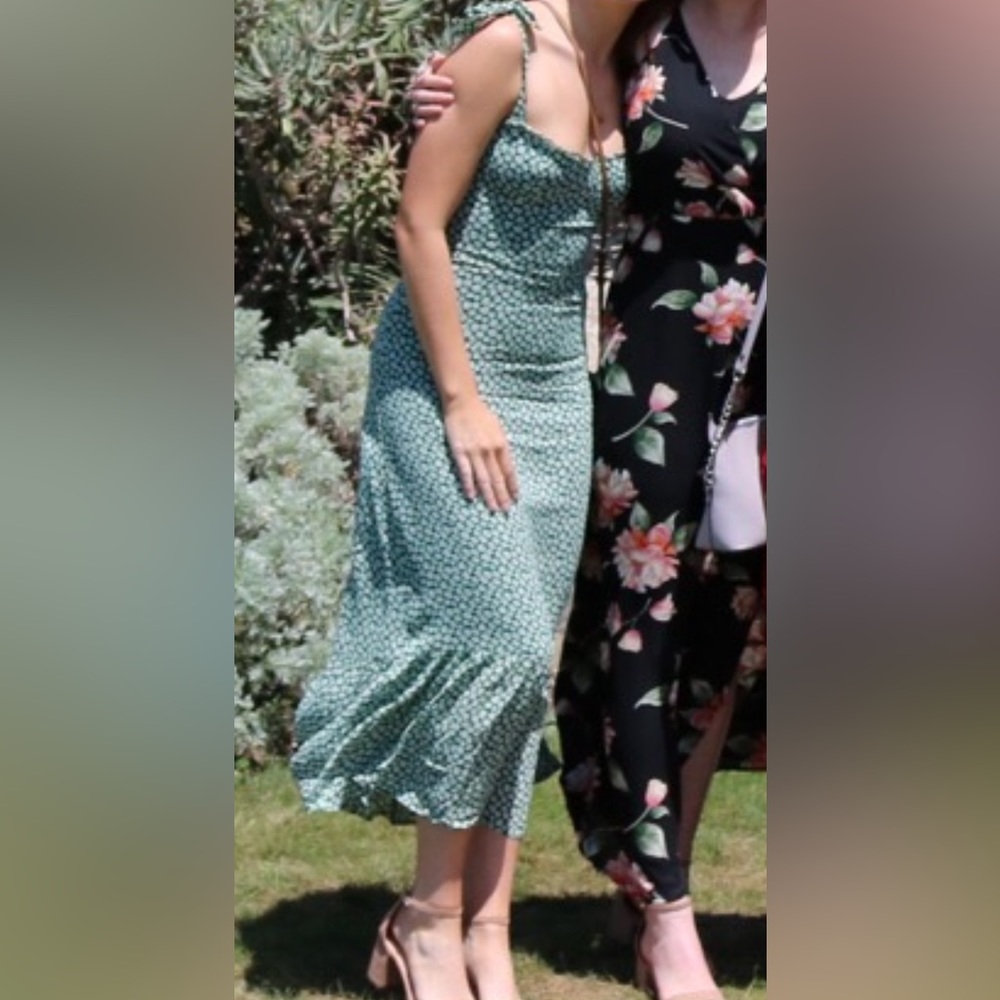 Reformation midi floral dress